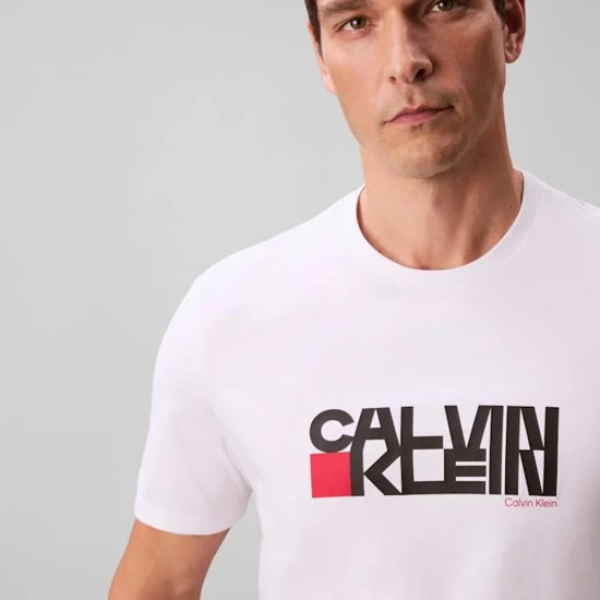 Calvin Klein Ανδρική κοντομάνικη μπλούζα 30s Graphic Crew Neck T-Shirt
